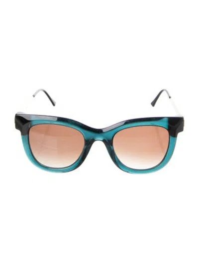 Pre-owned Thierry Lasry Cat-eye Gradient Sunglasses In Gold/green