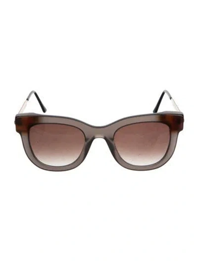 Pre-owned Thierry Lasry Cat-eye Gradient Sunglasses In Gold/grey
