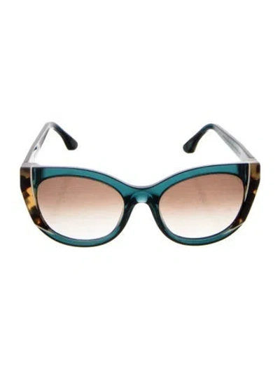 Pre-owned Thierry Lasry Cat-eye Gradient Sunglasses In Green