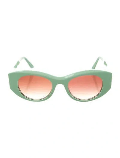 Pre-owned Thierry Lasry Cat-eye Gradient Sunglasses In Green
