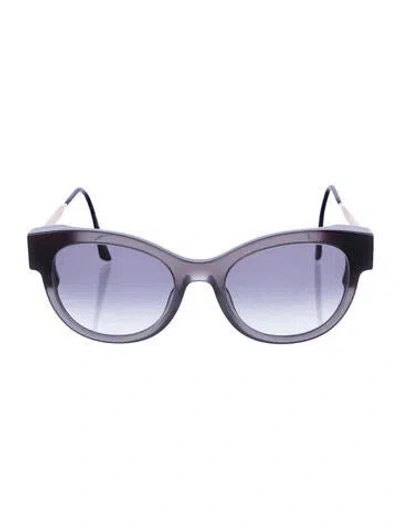 Pre-owned Thierry Lasry Cat-eye Gradient Sunglasses In Grey