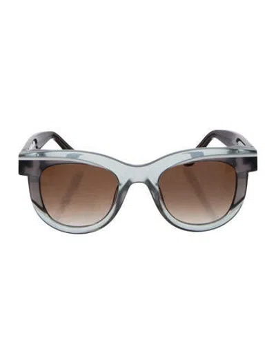 Pre-owned Thierry Lasry Cat-eye Gradient Sunglasses In Grey