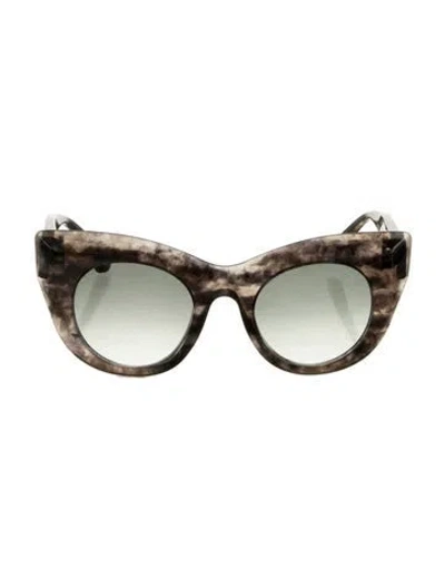 Pre-owned Thierry Lasry Cat-eye Gradient Sunglasses In Multi