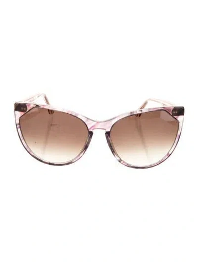 Pre-owned Thierry Lasry Cat-eye Gradient Sunglasses In Pink