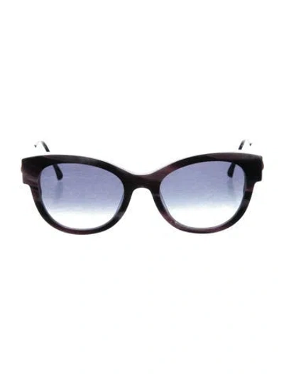 Pre-owned Thierry Lasry Cat-eye Gradient Sunglasses In Purple