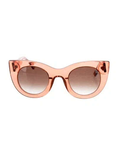 Pre-owned Thierry Lasry Cat-eye Gradient Sunglasses In Red