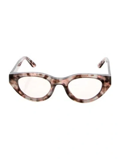Pre-owned Thierry Lasry Cat-eye Mirrored Sunglasses In Neutral