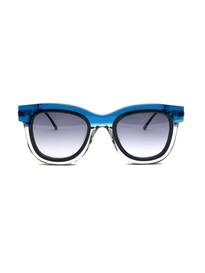 Thierry Lasry Chic Elasty Sunglasses With Perfect Fit In Blue