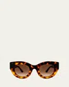 Thierry Lasry Cinematy 050 Cat Eye Sunglasses In Brown