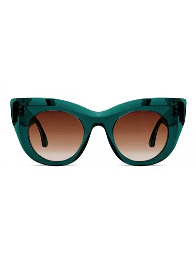 Thierry Lasry Climaxxxy Sunglasses In Green