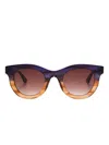 Thierry Lasry Consistency Sunglasses In Brown
