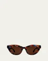 Thierry Lasry Delicacy Cat-eye Acetate Sunglasses In Blue