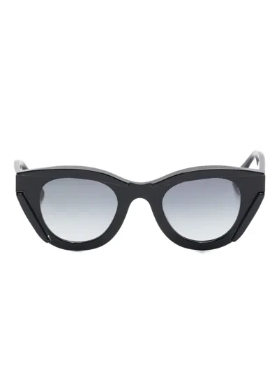 Thierry Lasry Dismissy Cat-eye Sunglasses In Black