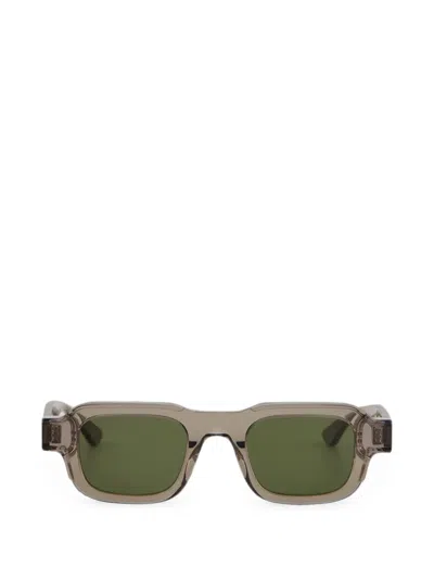 Thierry Lasry Dusty Rectangular-frame Sunglasses In Neutrals