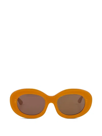 Thierry Lasry Envy Sonnenbrille Mit Rundem Gestell In Orange