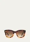 THIERRY LASRY GAMBLY 050 ACETATE SQUARE SUNGLASSES