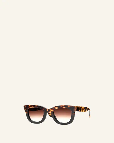 Thierry Lasry Gambly Round Acetate Sunglasses In Multi