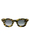 Thierry Lasry Hacktivity Sunglasses In Green