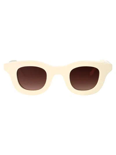 Thierry Lasry Hacktivity Sunglasses In 393 Ivory