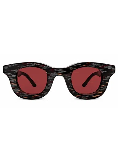 Thierry Lasry Hacktivity Sunglasses In Dark Red Lenses