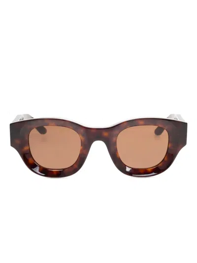Thierry Lasry Hoody Sunglasses In 褐色