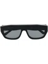 Thierry Lasry Klassy Square-frame Sunglasses In Black