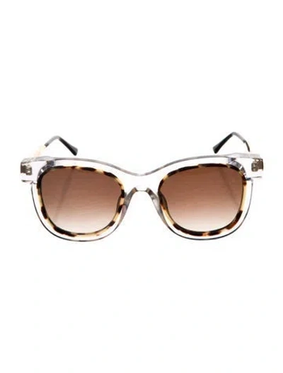 Pre-owned Thierry Lasry Lively Wayfarer Sunglasses In Black