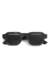 Thierry Lasry Marble-effect Rectangle-frame Sunglasses In Green
