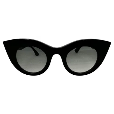 Thierry Lasry Melancoly 101 Cat-eye Sunglasses In Black Acetate
