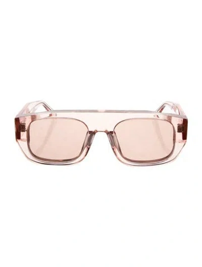 Pre-owned Thierry Lasry Monarchy Square Sunglasses In Pink