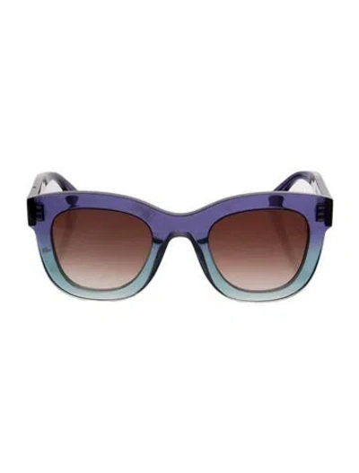 Pre-owned Thierry Lasry Ombre. Oversize Sunglasses In Blue