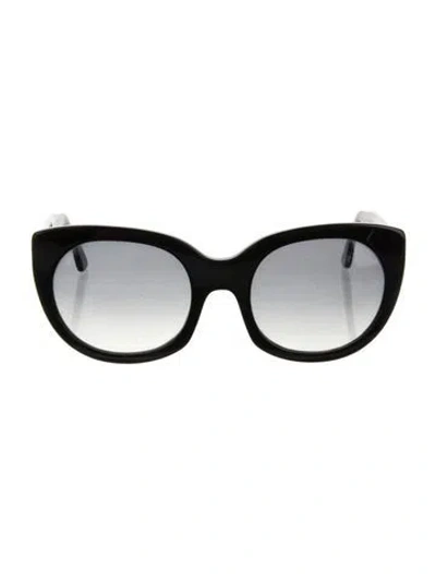 Pre-owned Thierry Lasry Orgasmy 101 Oversize Eyeglasses In Black