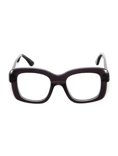 Pre-owned Thierry Lasry Oversize Eyeglasses In Black