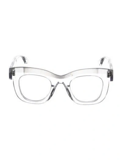 Pre-owned Thierry Lasry Oversize Eyeglasses In Transparent