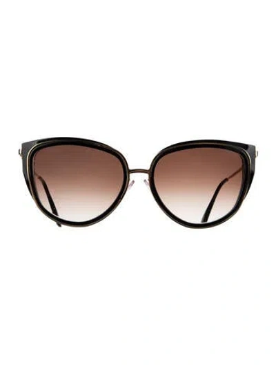 Pre-owned Thierry Lasry Oversize Gradient Sunglasses In Black