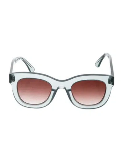 Pre-owned Thierry Lasry Oversize Gradient Sunglasses In Blue