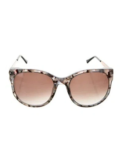 Pre-owned Thierry Lasry Oversize Gradient Sunglasses In Blue/brown/grey