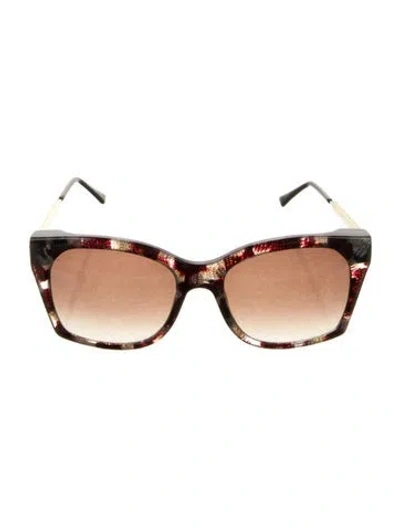 Pre-owned Thierry Lasry Oversize Gradient Sunglasses In Brown
