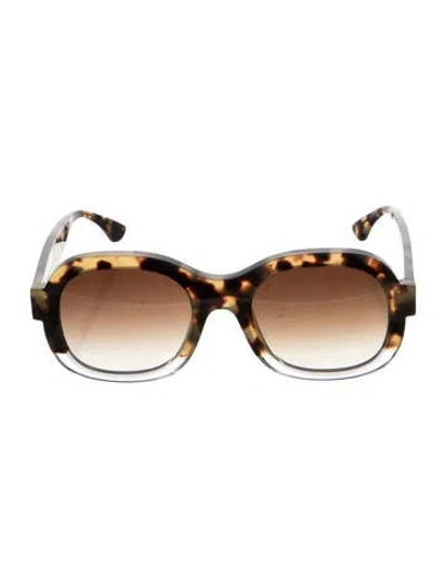 Pre-owned Thierry Lasry Oversize Gradient Sunglasses In Brown