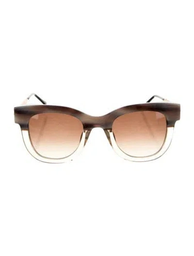 Pre-owned Thierry Lasry Oversize Gradient Sunglasses In Brown