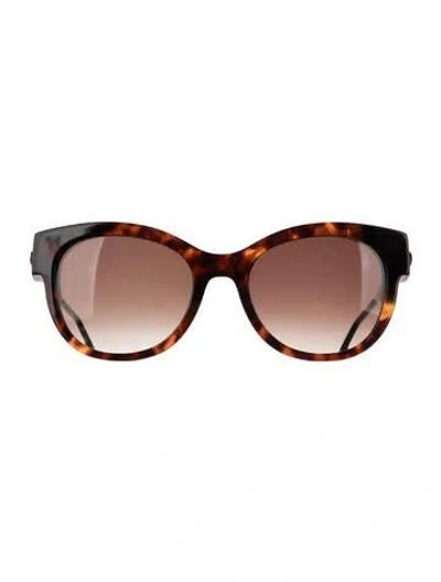Pre-owned Thierry Lasry Oversize Gradient Sunglasses In Brown