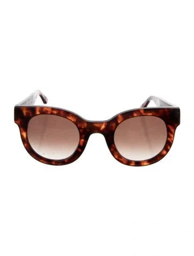 Pre-owned Thierry Lasry Oversize Gradient Sunglasses In Brown