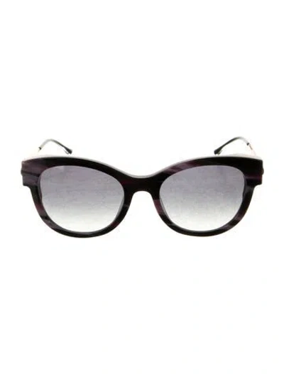 Pre-owned Thierry Lasry Oversize Gradient Sunglasses In Purple