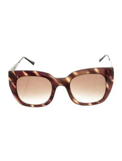 Pre-owned Thierry Lasry Oversize Gradient Sunglasses In Purple