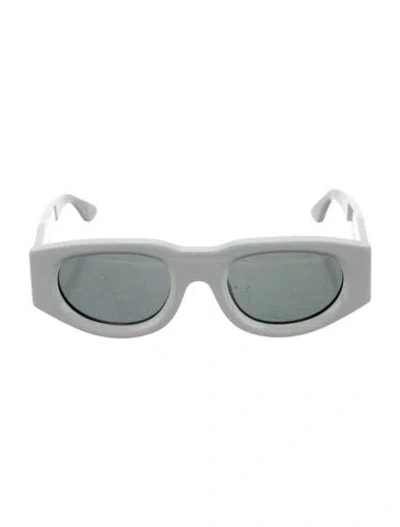 Pre-owned Thierry Lasry Oversize Tinted Sunglasses In White