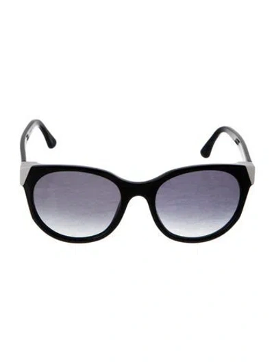 Pre-owned Thierry Lasry Peroxxxy Round Sunglasses In Black/white