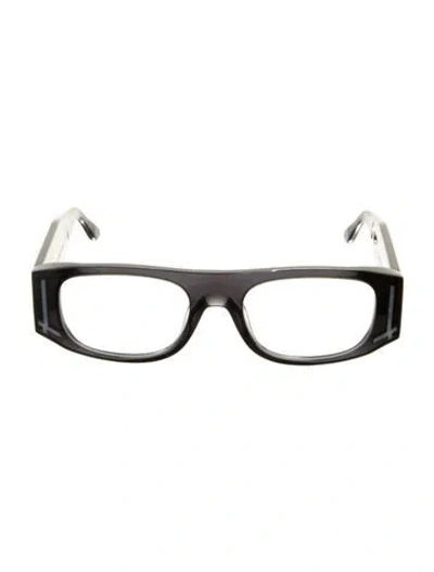 Pre-owned Thierry Lasry Round Eyeglasses In Black