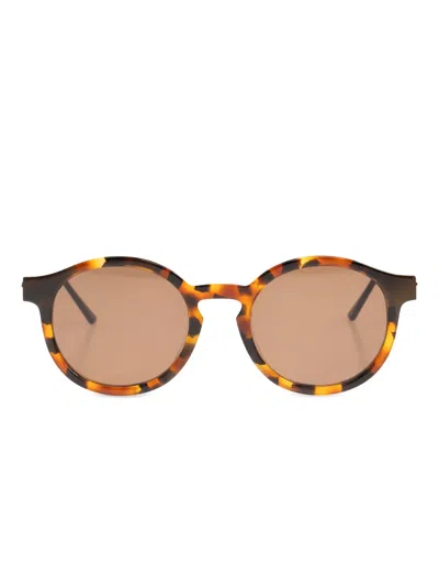 Thierry Lasry Round-frame Sunglasses In Brown