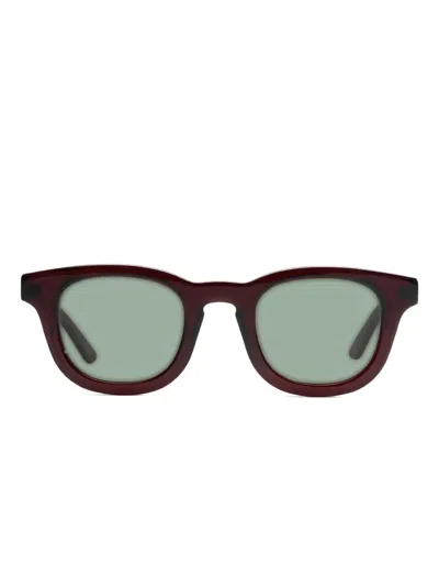 Thierry Lasry Round-frame Sunglasses In Black