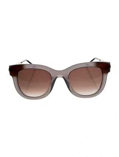 Pre-owned Thierry Lasry Sexxxy Wayfarer Sunglasses In Gray
